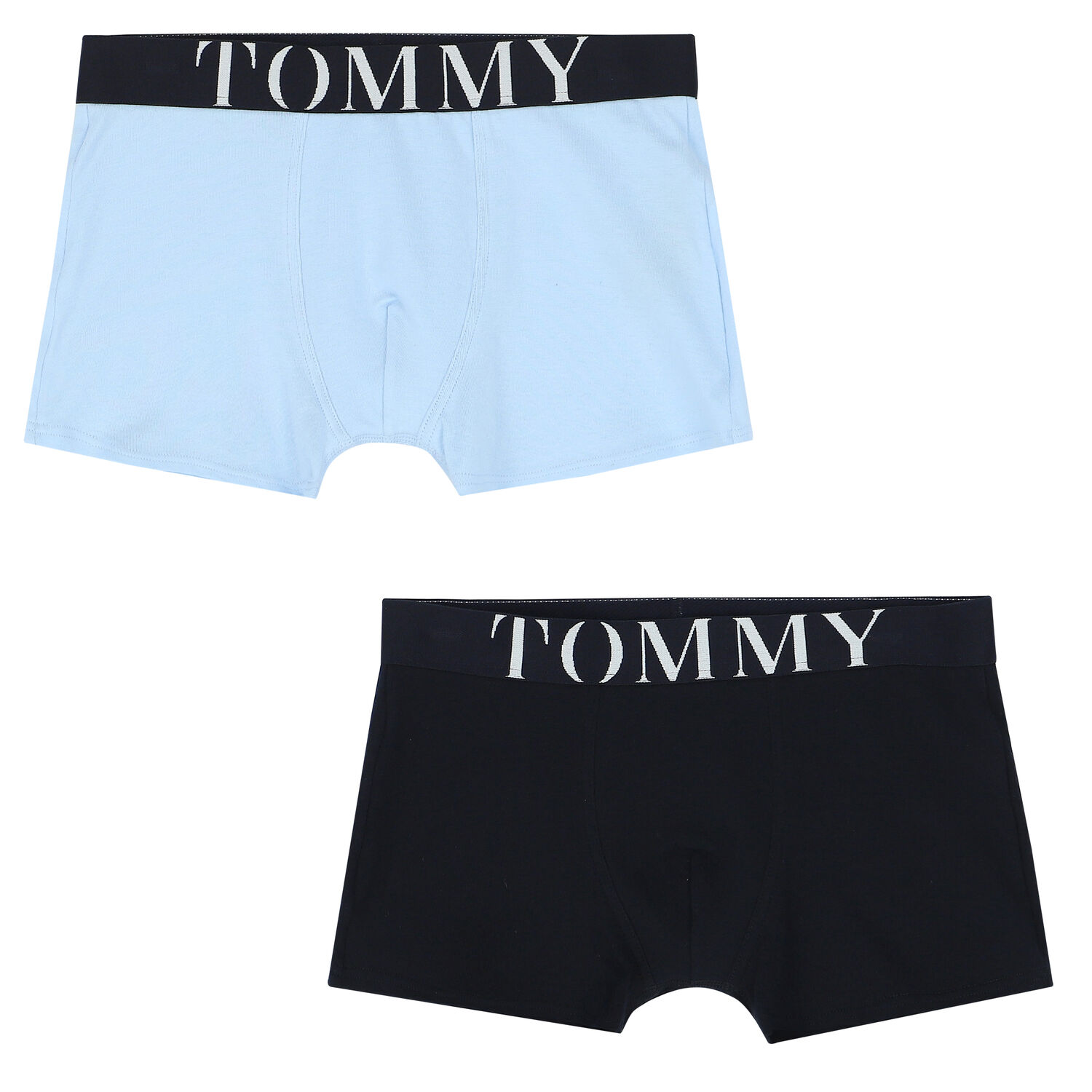 Boys Black & Blue Logo Boxer Short (2-Pack), 1, hi-res
