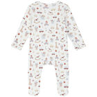 Baby Boys White Toys Babygrow, 1, hi-res