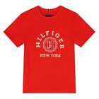 Boys Red Logo T-Shirt, 2, hi-res