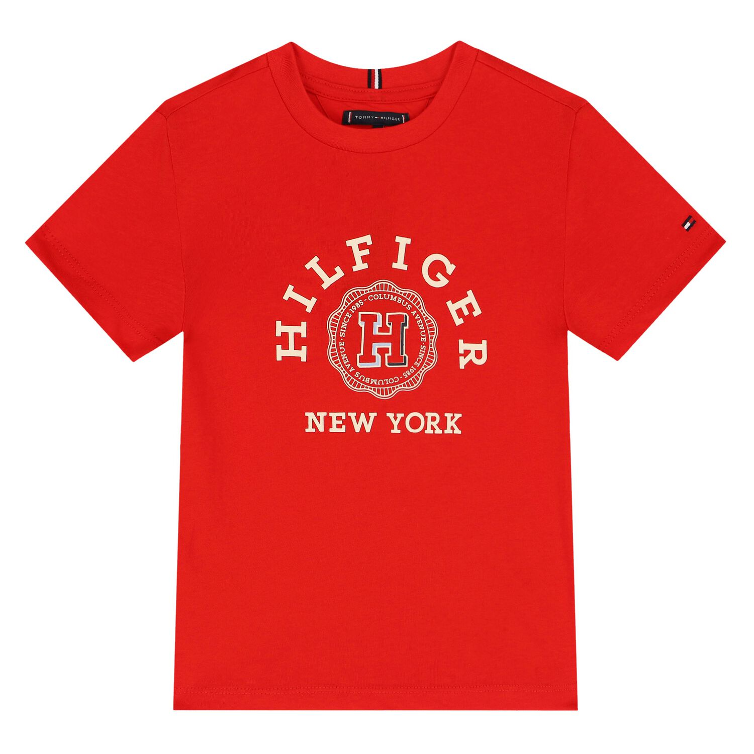 Boys Red Logo T-Shirt, 2, hi-res image number null