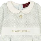 Baby Boys Blue Logo Babygrow, 2, hi-res