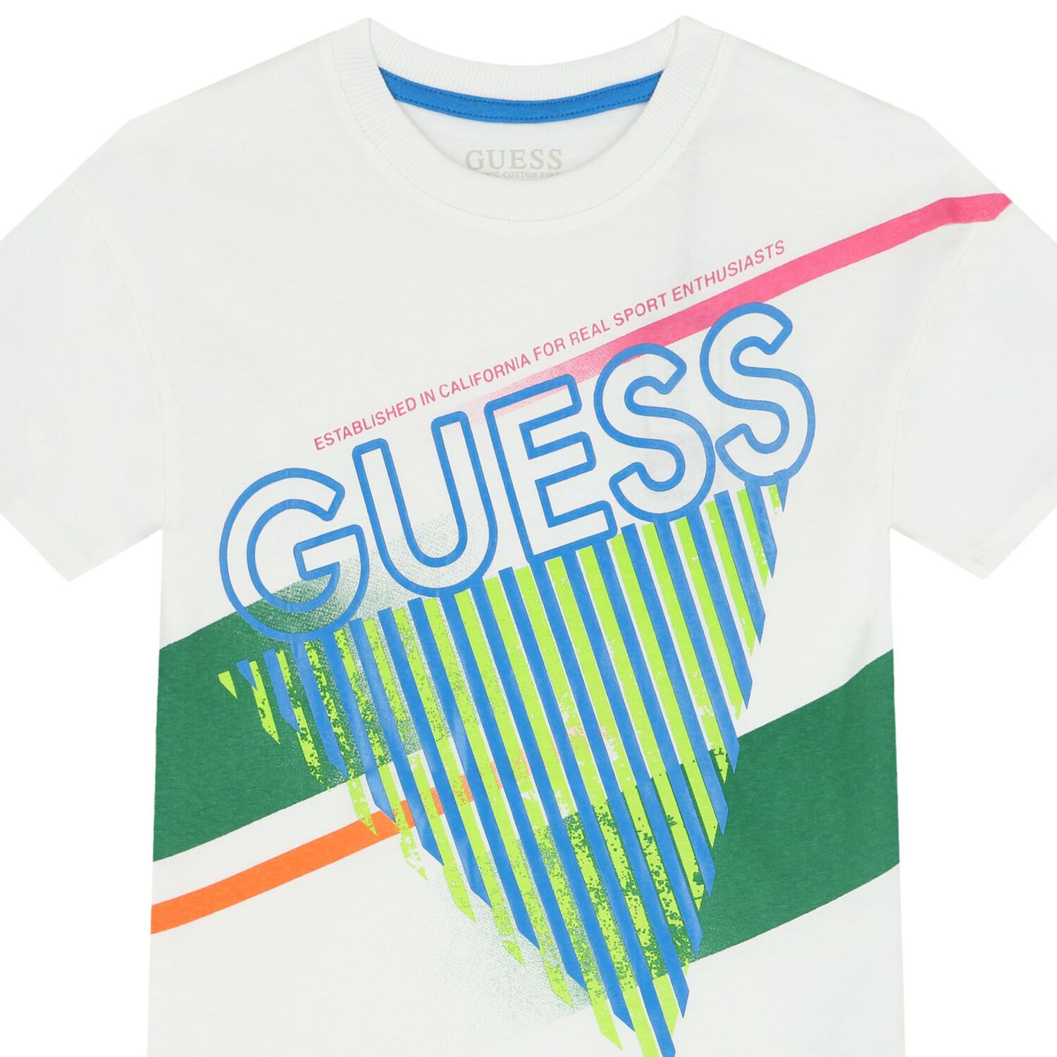 Boys White Logo T-Shirt, 1, hi-res