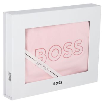 Baby Girls Pink Logo Blanket