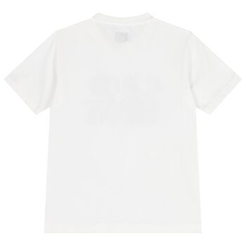 Boys White Logo T-Shirt 