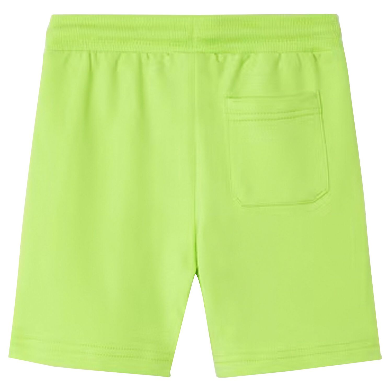 Boys Lime Green Logo Shorts, 5, hi-res