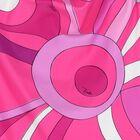 Girls Pink & Purple Logo Swimsuit, 1, hi-res