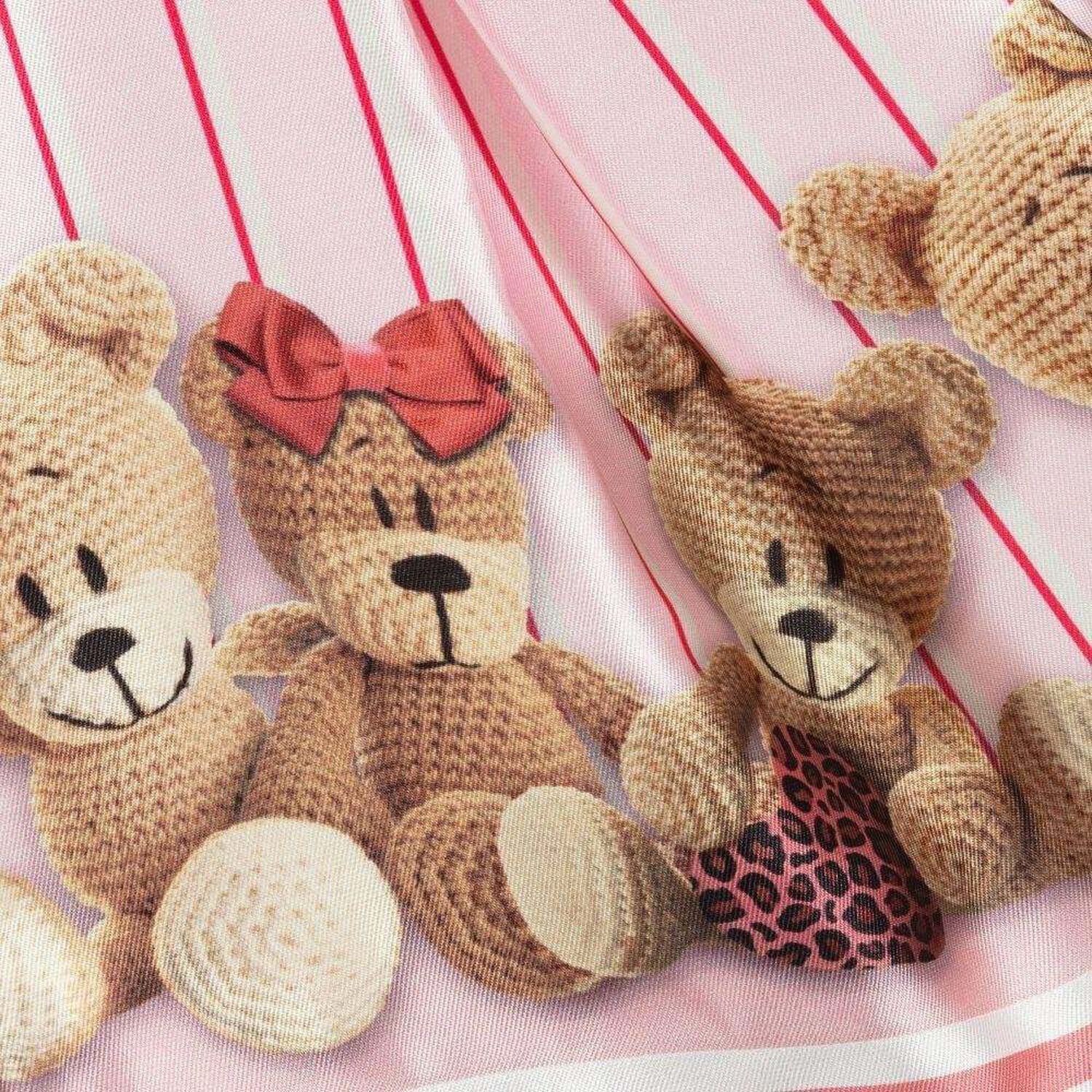 Girls Pink Satin Dress, 1, hi-res