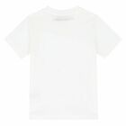 Girls White Logo T-Shirt, 1, hi-res