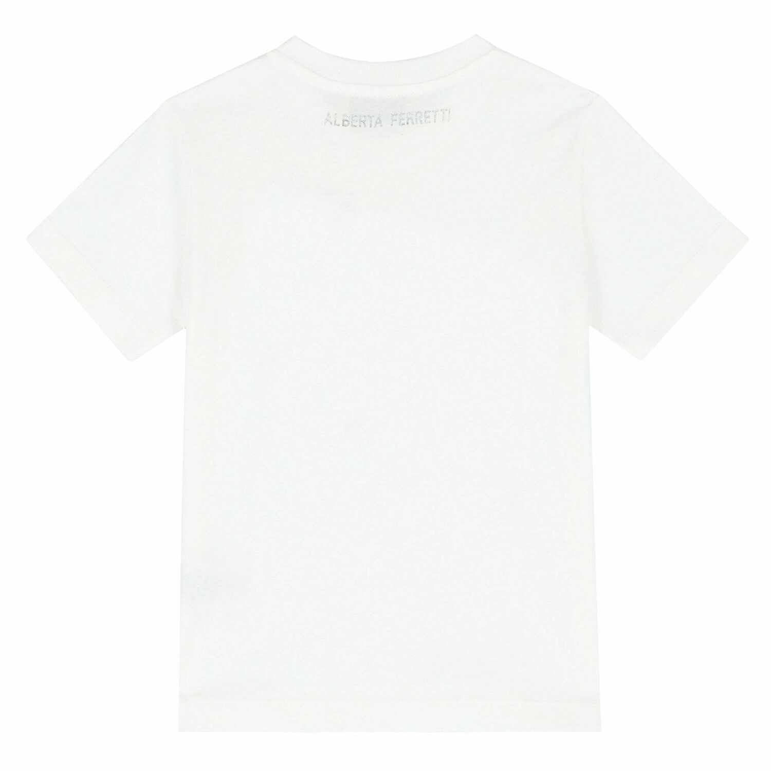 Girls White Logo T-Shirt, 1, hi-res