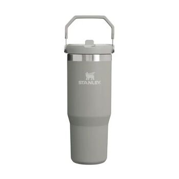 Grey Ice Flow Flip Straw Tumbler