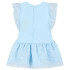 Younger Girls Blue Logo Bag Dress, 2, hi-res