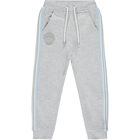 Boys Grey Logo Tracksuit, 1, hi-res