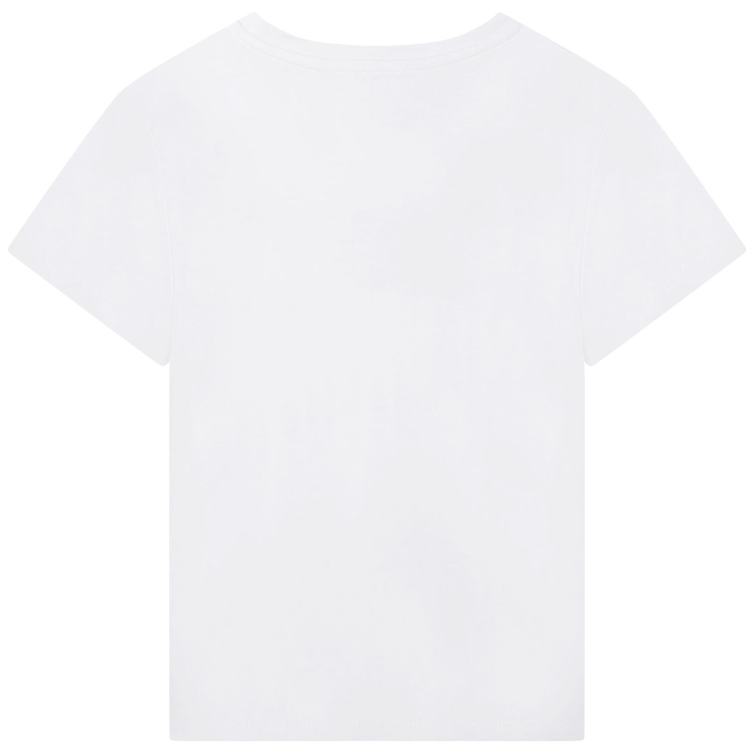 Girls White Logo T-Shirt, 1, hi-res