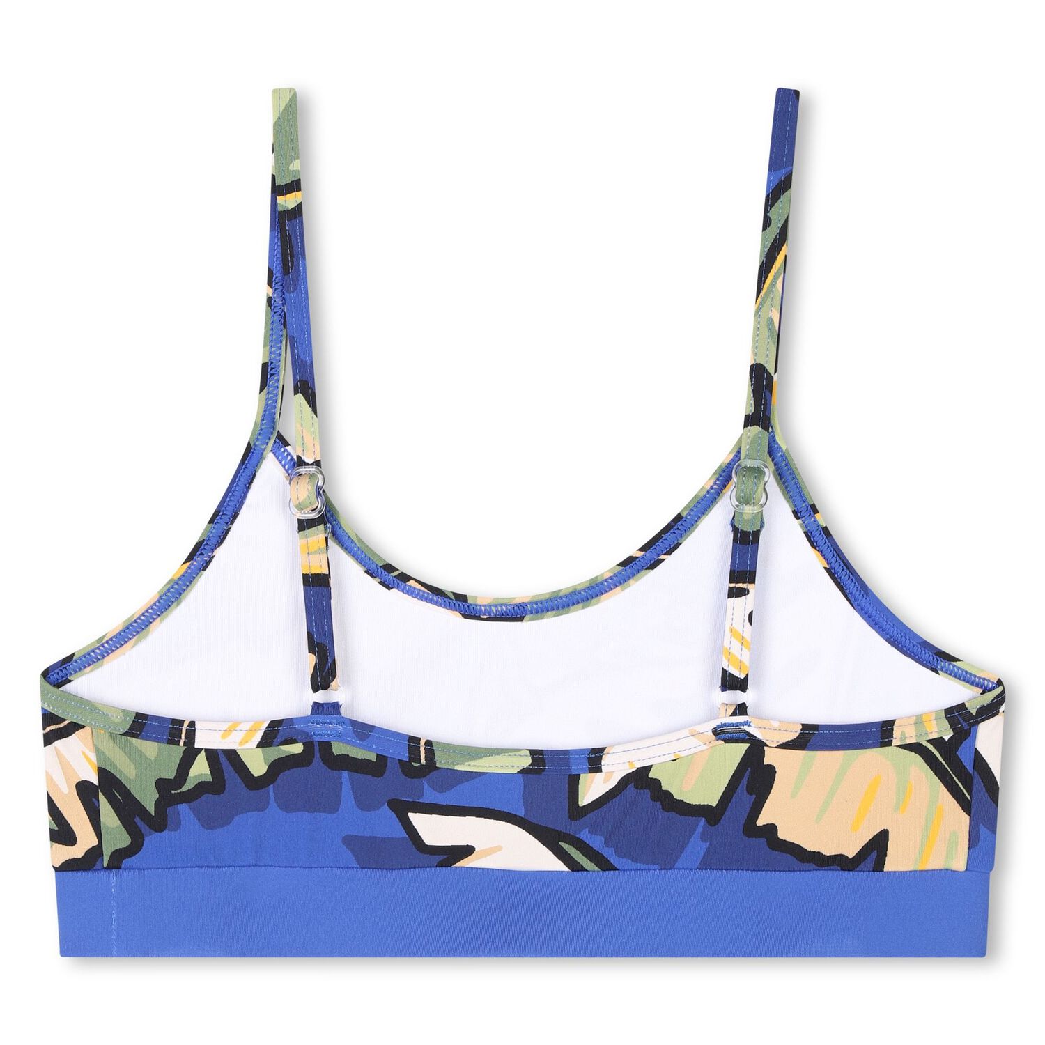 Girls Blue & Green Jungle Bikini, 1, hi-res