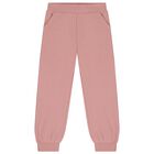 Girls Pink & Grey Teddy Bear 3 Piece Tracksuit, 2, hi-res