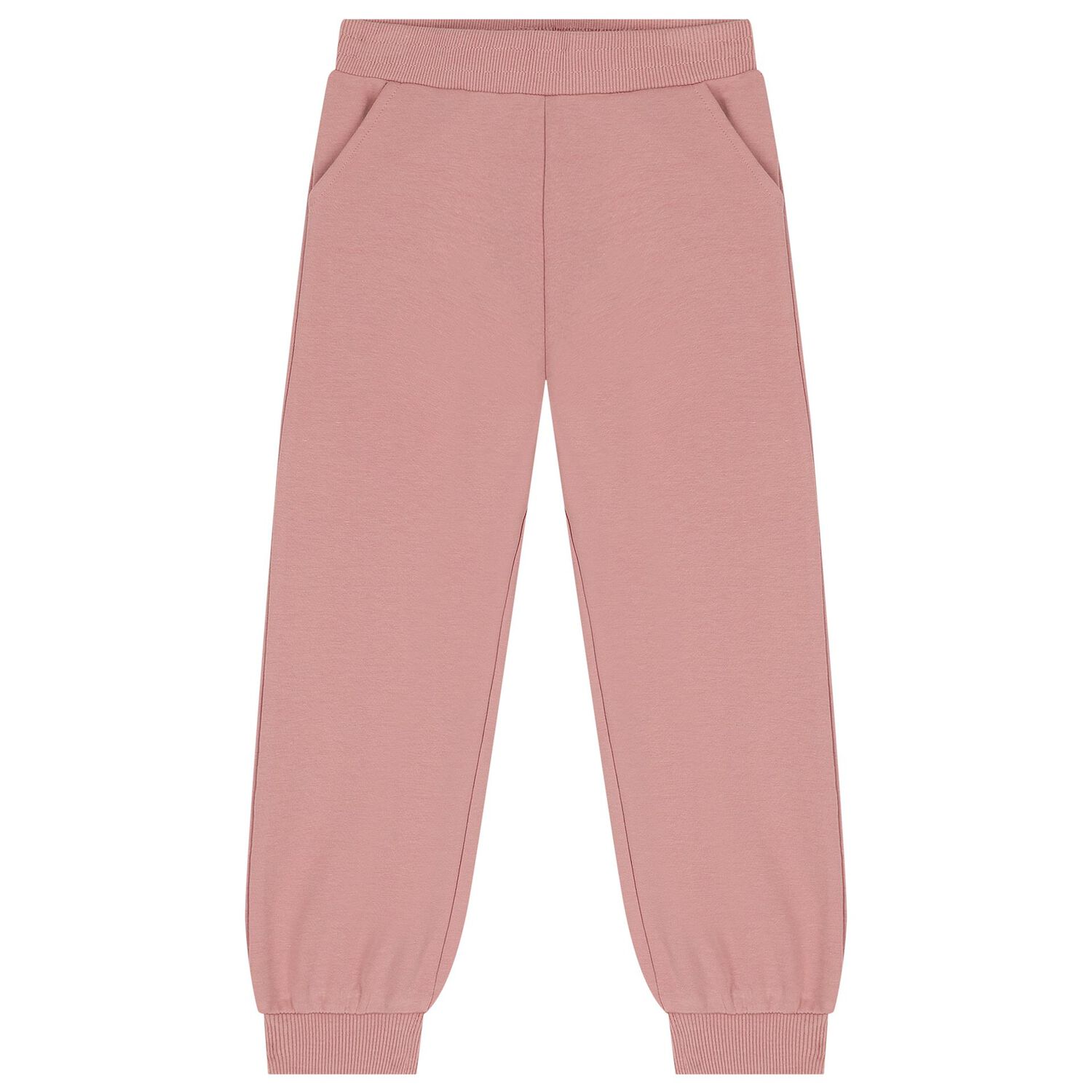 Girls Pink & Grey Teddy Bear 3 Piece Tracksuit, 2, hi-res