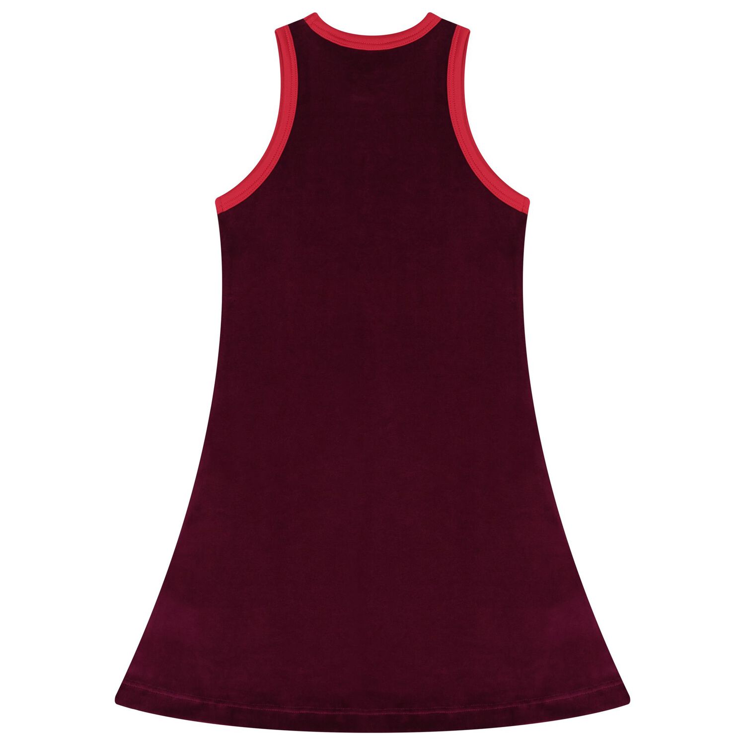 Girls Burgundy Logo Dress, 1, hi-res