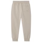 Boys Beige Joggers, 1, hi-res