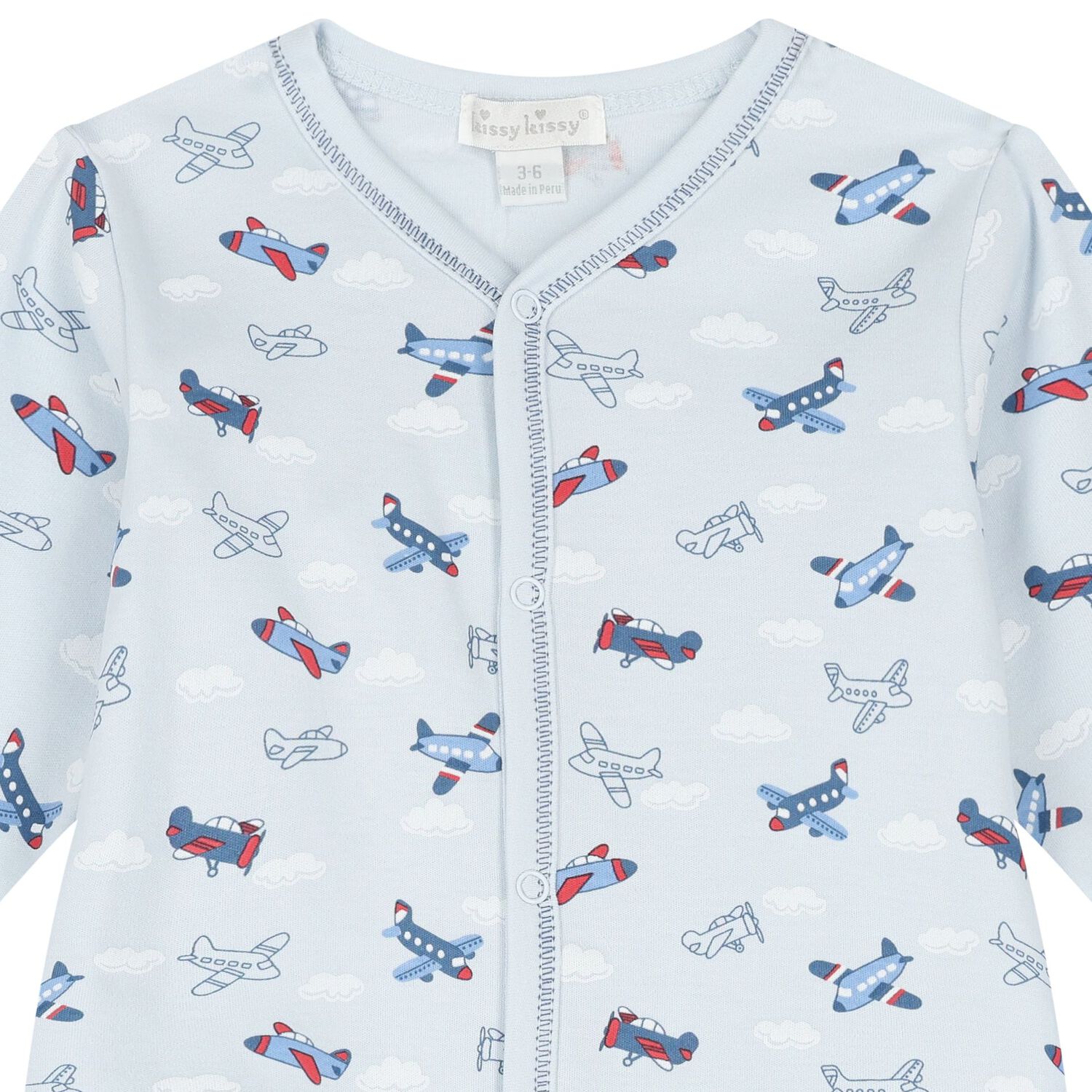 Baby Boys Blue Sky-High Planes Babygrow, 1, hi-res image number null