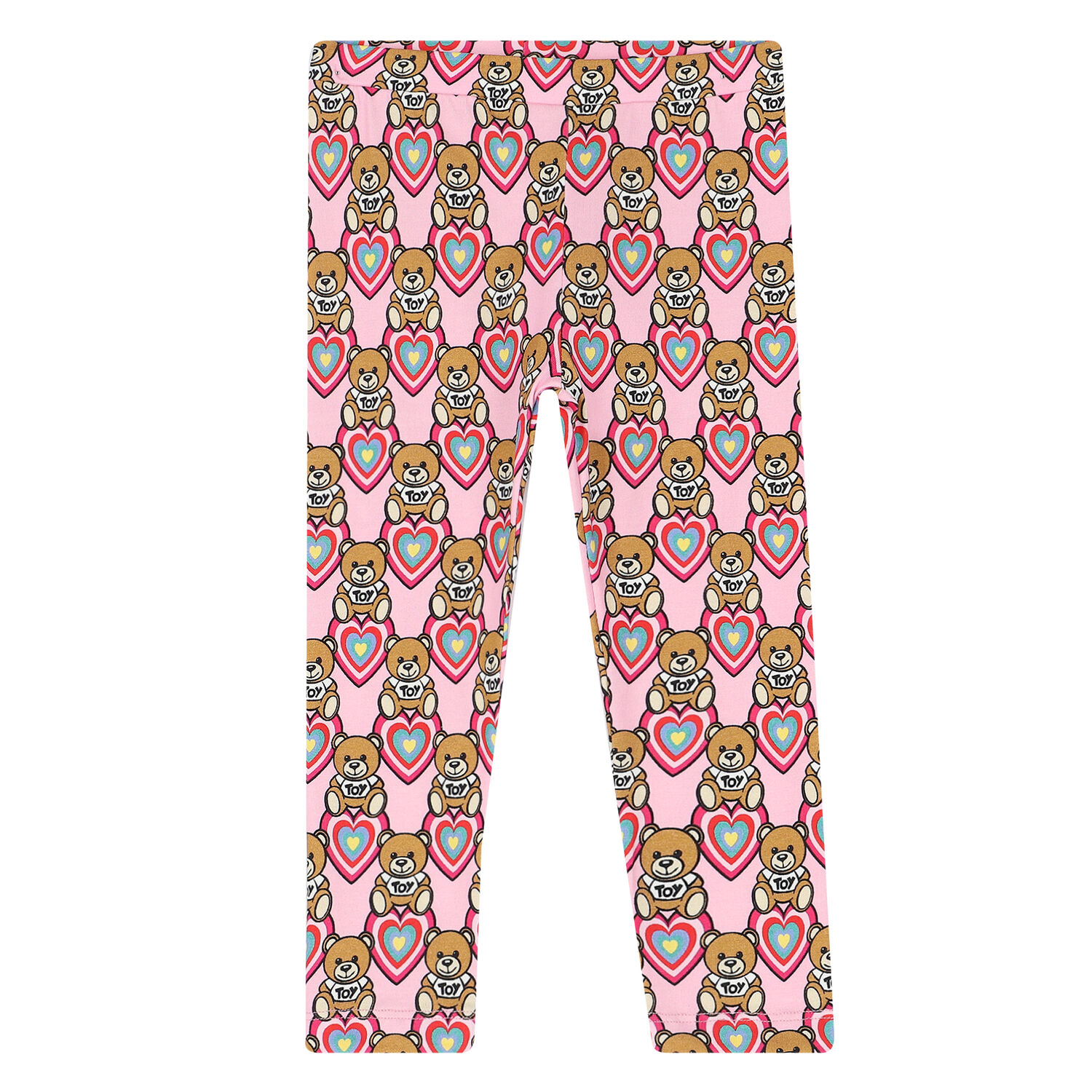 Younger Girls Ivory & Pink Leggings Set, 1, hi-res image number null