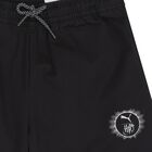 Boys Black Harry Potter Logo Shorts, 1, hi-res