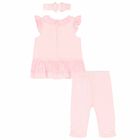 Baby Girls Pink Dress Set, 1, hi-res