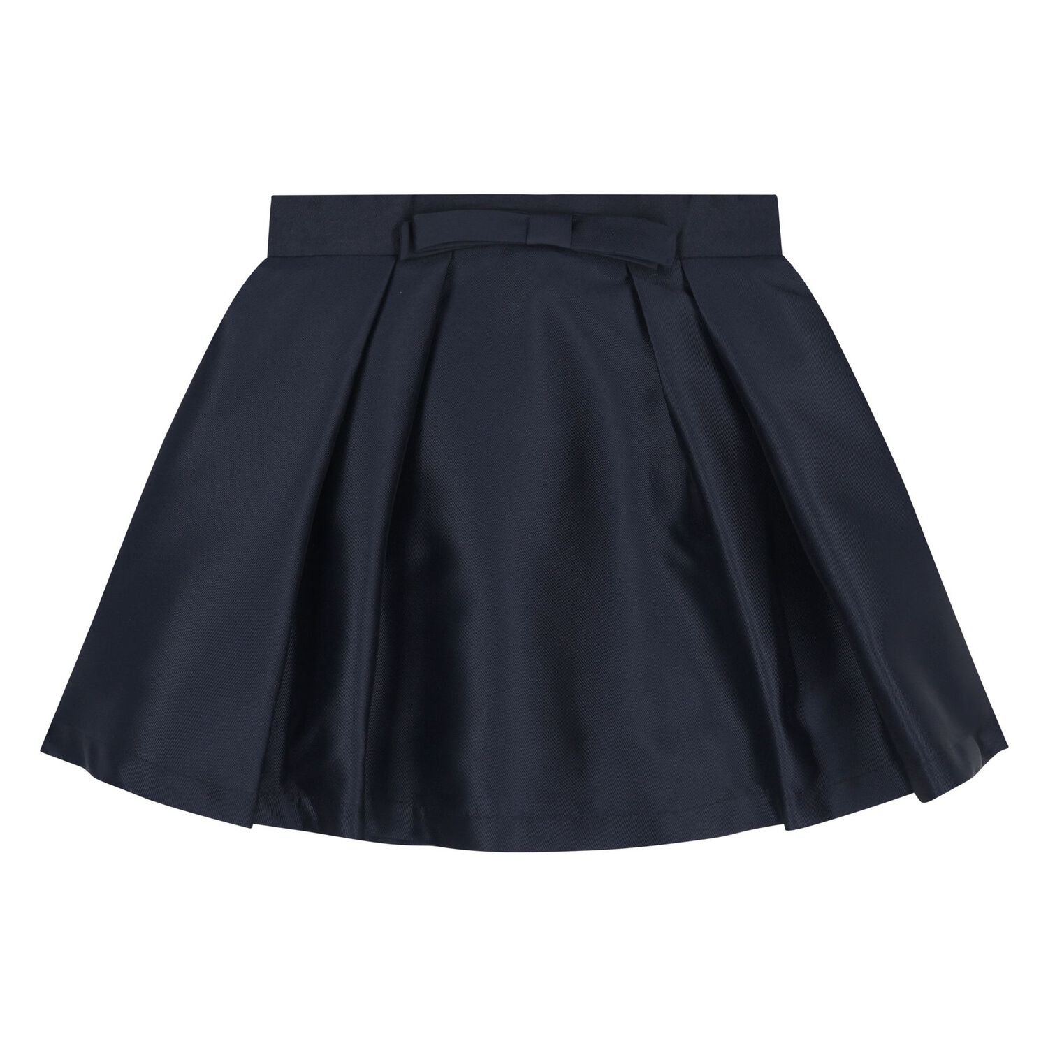 Girls Navy Blue Bow Sequin Skirt Set, 1, hi-res image number null