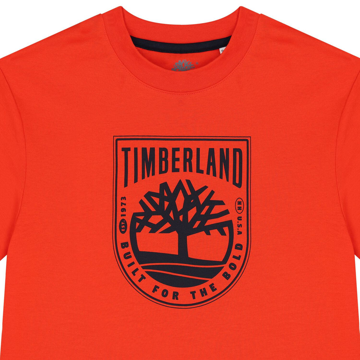 Boys Orange Logo T-Shirt, 3, hi-res image number null