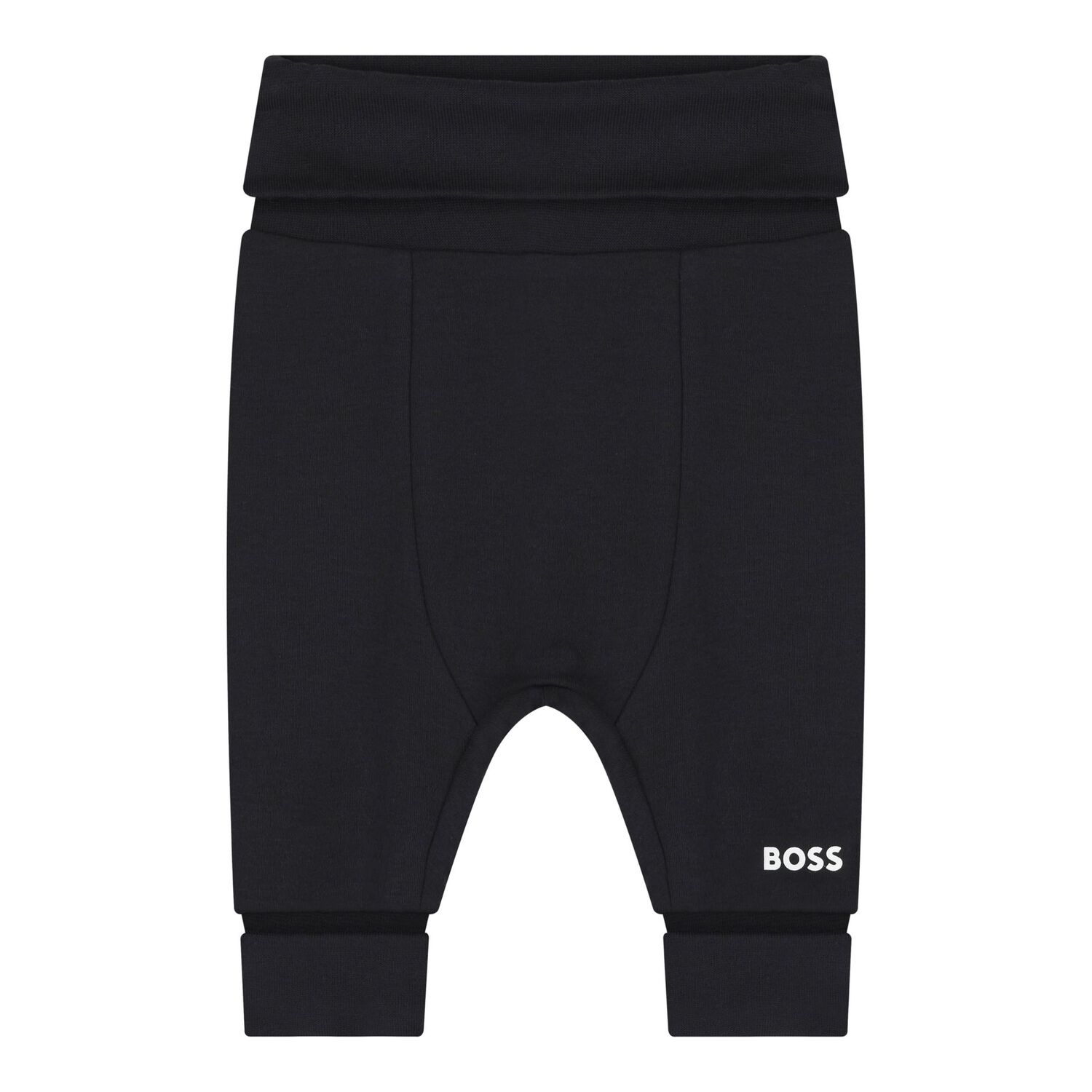 Baby Boys Black & White Logo Reversible Trousers Set, 1, hi-res