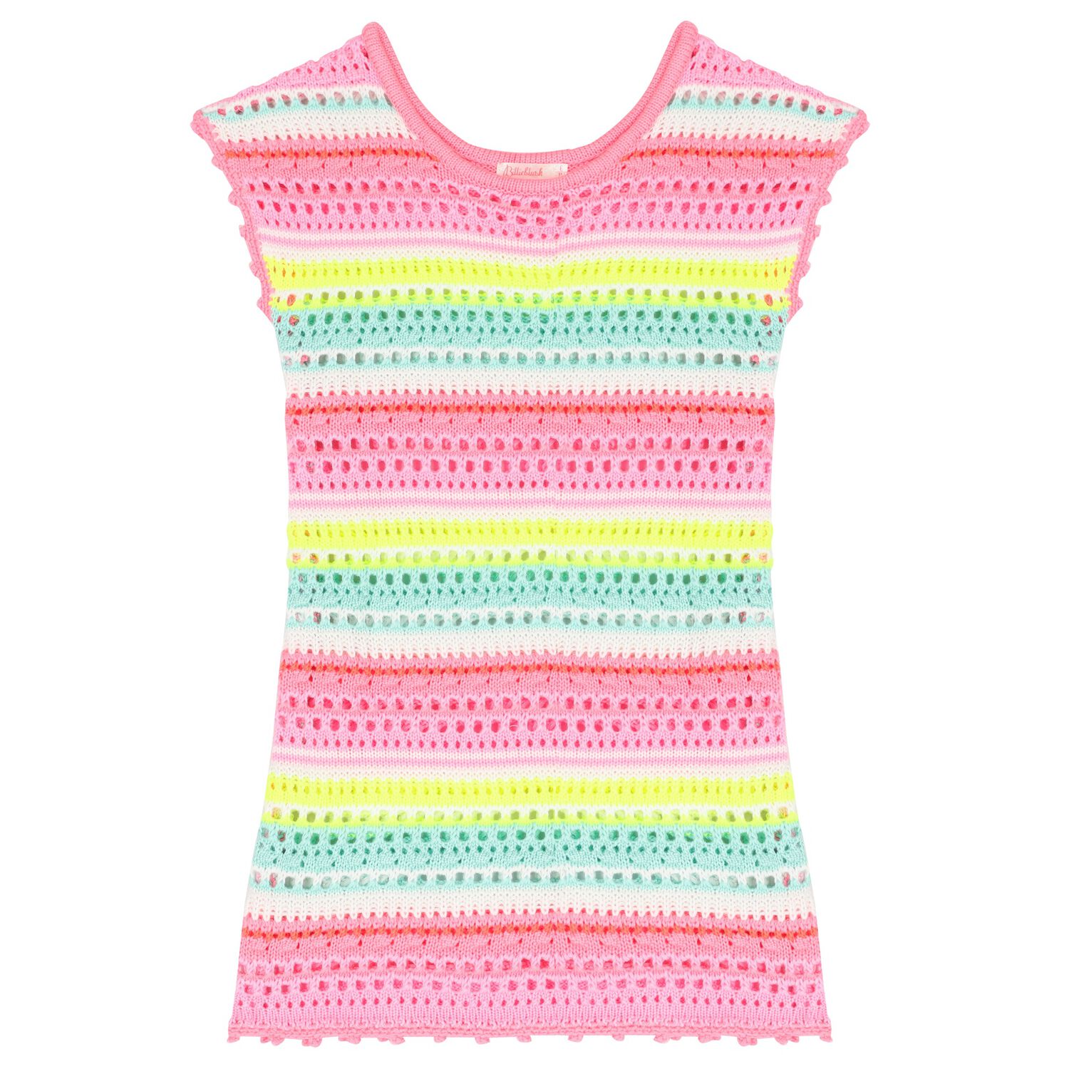 Girls Multi-Coloured Knitted Dress, 1, hi-res image number null