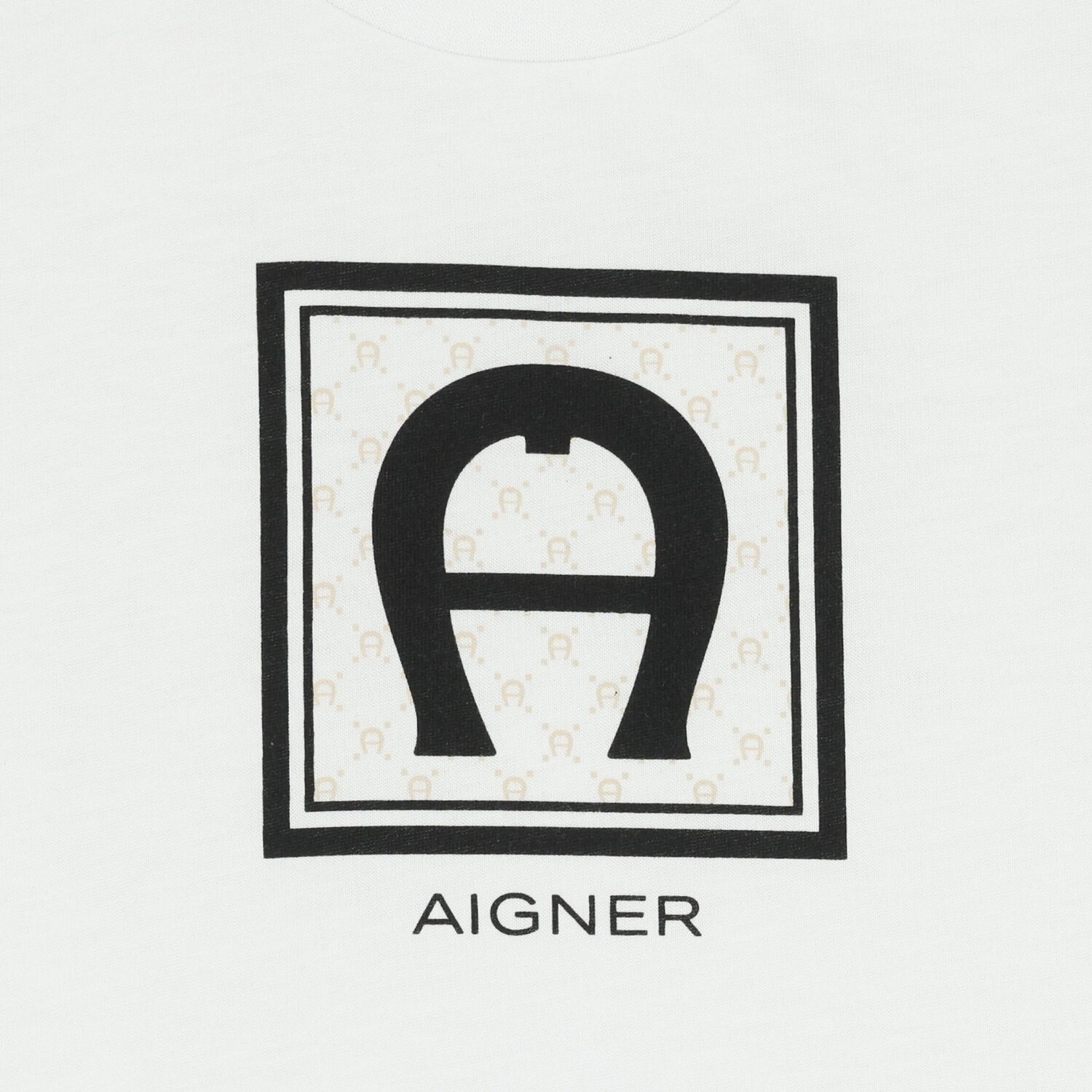 Younger Boys White Logo T-Shirt, 1, hi-res