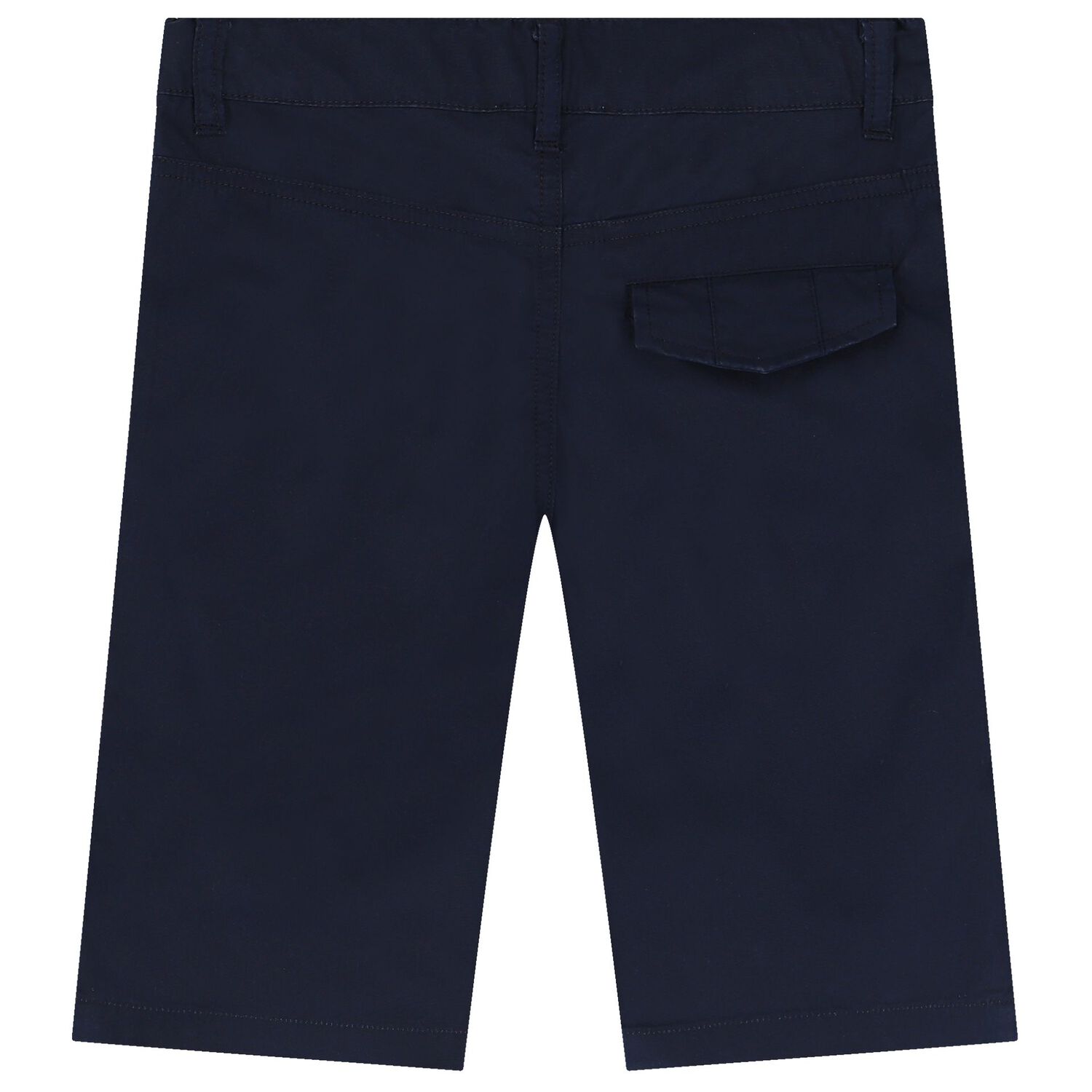 Boys Navy Blue Logo Shorts, 3, hi-res