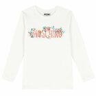 Girls Ivory & Black Logo Leggings Set, 1, hi-res