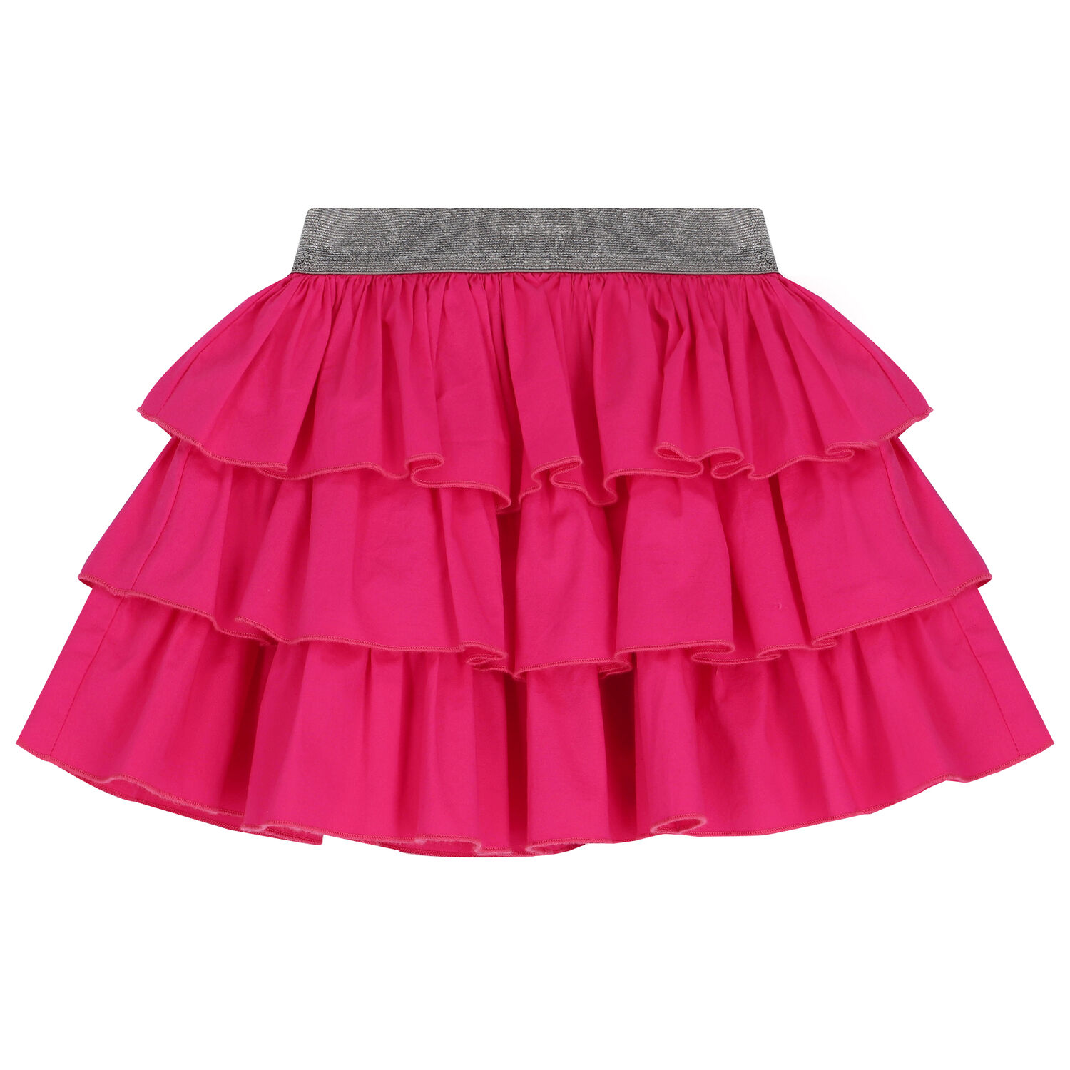 Girls Pink Ruffle Skirt , 1, hi-res