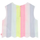 Girls Multi-Coloured Stripes Blouse, 1, hi-res