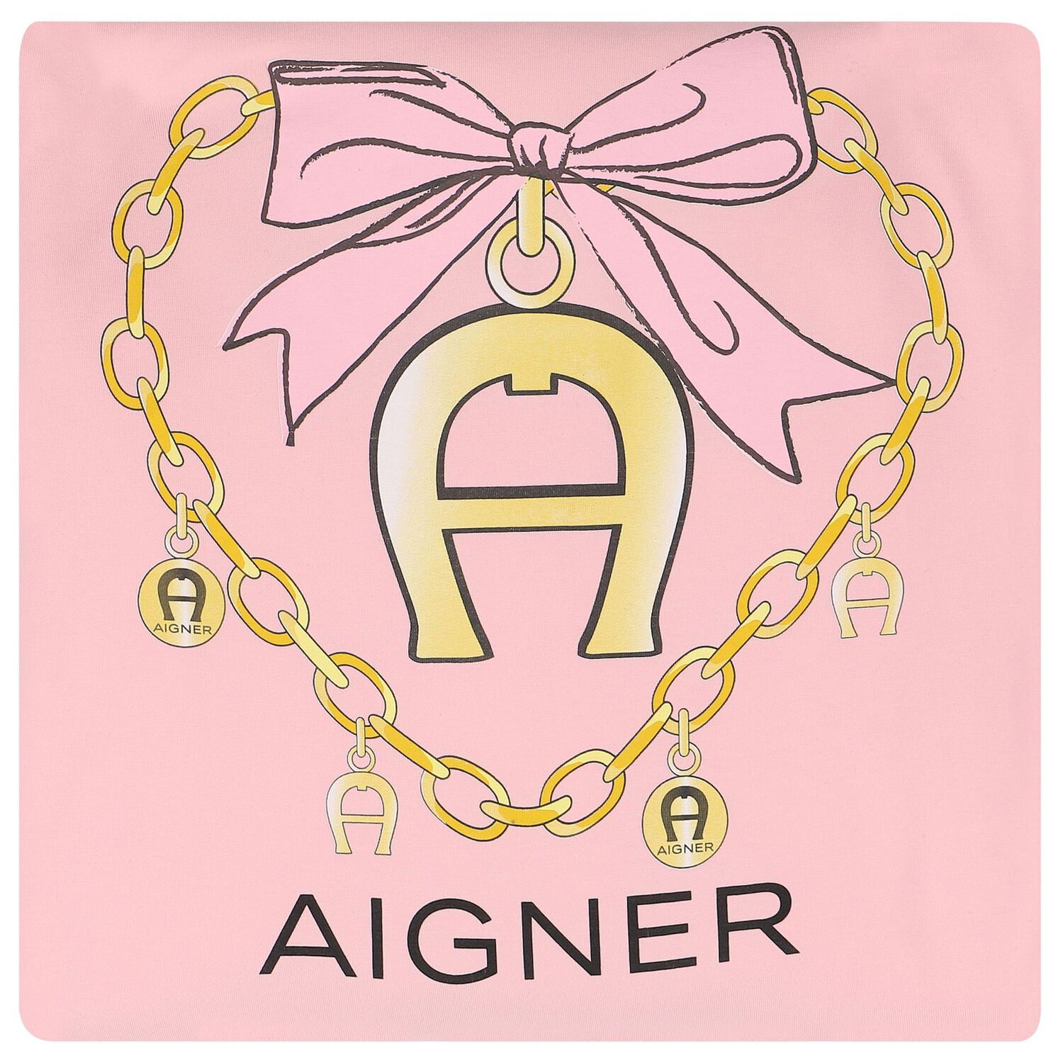 Baby Girls Pink Logo Baby Set, 1, hi-res