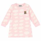 Baby Girls Pink Cloud Dress, 1, hi-res