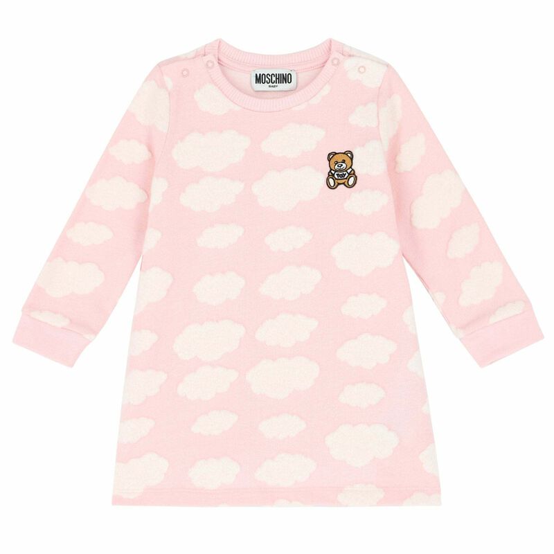 Baby Girls Pink Cloud Dress, 1, hi-res image number null