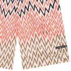 Boys Beige Logo Zig Zag Shorts, 1, hi-res