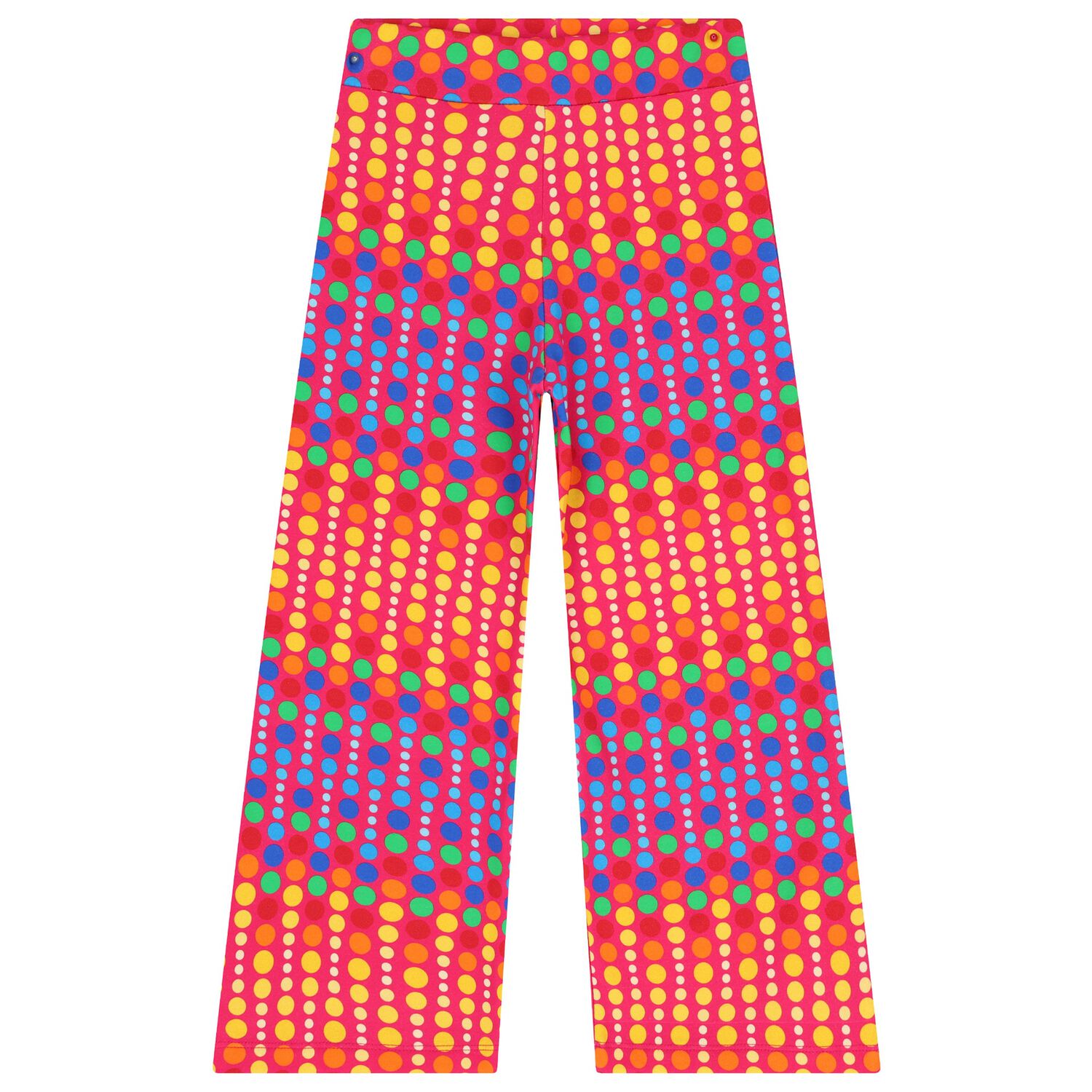 Girls Pink Dots Trousers, 1, hi-res