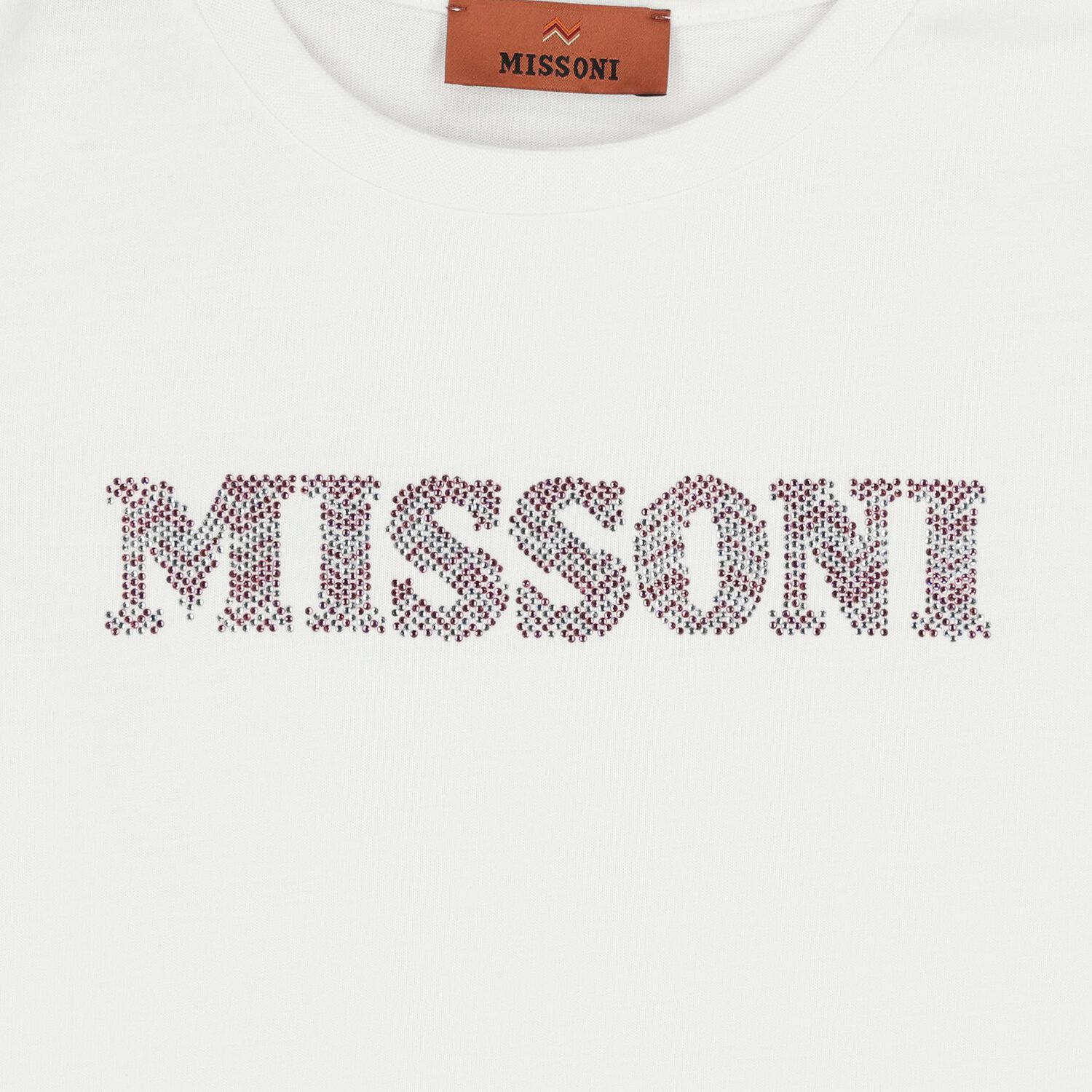 Girls White Logo Dress, 1, hi-res