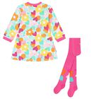 Girls Multi-Coloured Dress Set, 1, hi-res