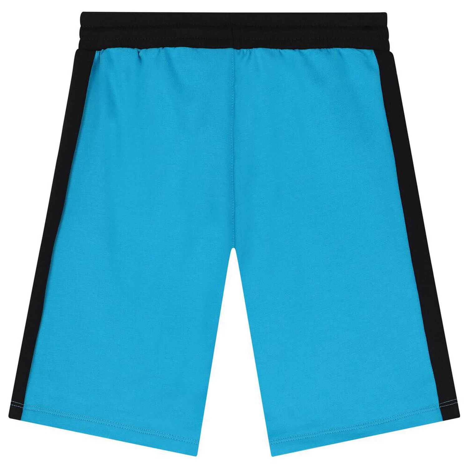 Boys Blue & White Logo Shorts, 2, hi-res