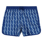 Boys Blue Logo Swim Shorts, 1, hi-res