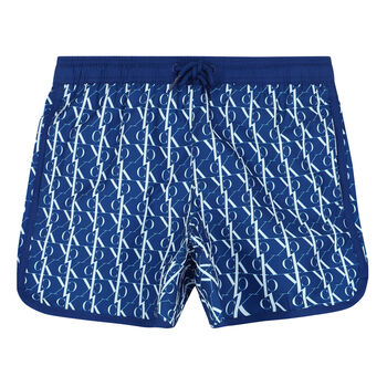 Boys Blue Logo Swim Shorts