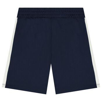 Boys Navy Blue Target Logo Shorts