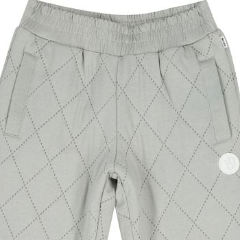 Boys Grey Logo Joggers