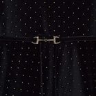 Girls Black Embellished Dress, 1, hi-res