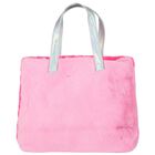 Girls Pink Wonder Woman Fur Bag, 1, hi-res