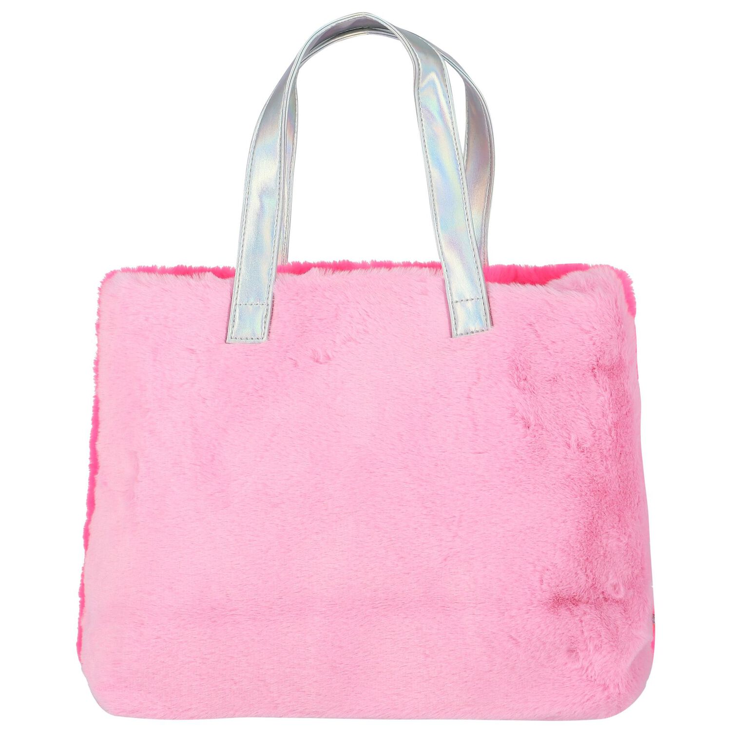 Girls Pink Wonder Woman Fur Bag, 1, hi-res